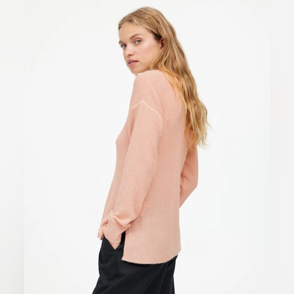 Madewell Alpaca-Blend Women’s Ribbed Crewneck Sweater Size S